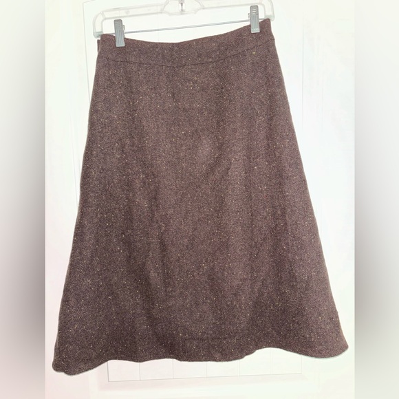 Brown tweed apple skirt - Picture 2 of 3